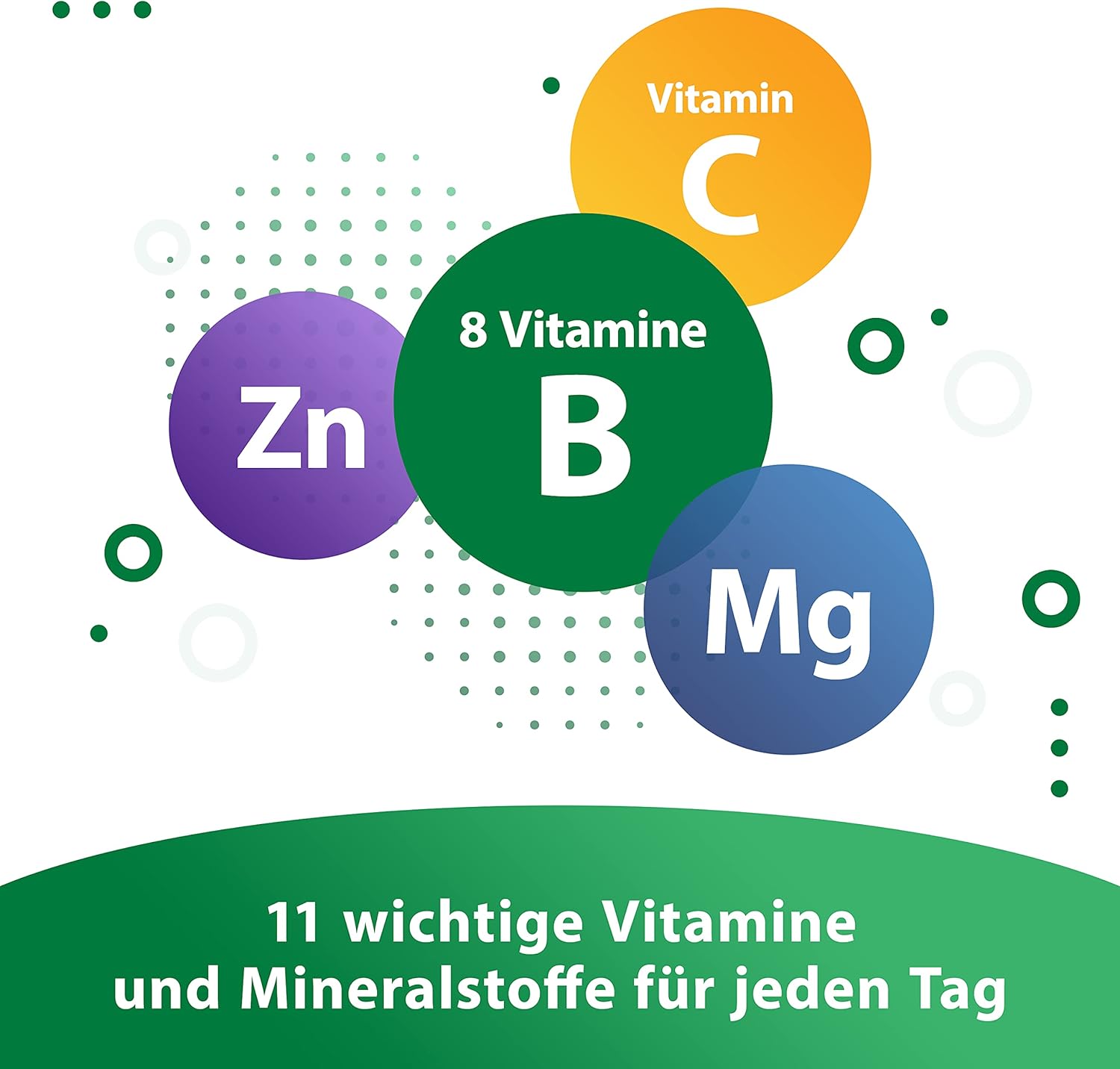 Magnesium Komplex mit B6 & Zink – Berocca Performance Multivitamin - with a unique combination of high-dose vitamin B complex (vitamin B2, B6, B12) and vitamin C, as well as magnesium and zinc - 15 effervescent tablets – Bild 3