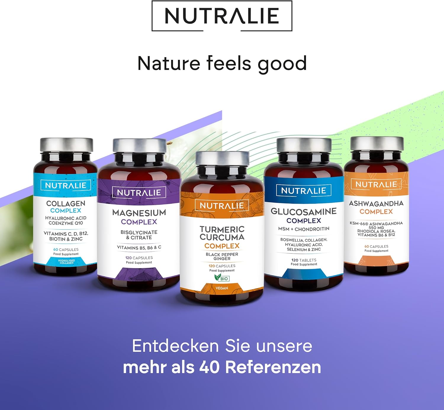 Magnesium Komplex mit B6 & Zink – Nutralie Multivitamin Capsules 29 Essential Nutrients, Vitamins A, B, C, D, E, K, Biotin, L-Cystein, Coenzyme Q10 and 9 Minerals, Multivitamin Complex 60 Capsules – Bild 5