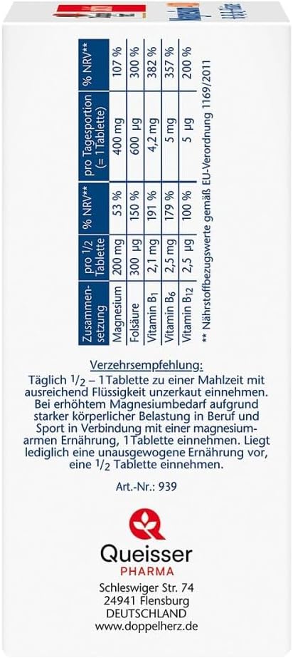 Magnesium 400 mg – DOPPELHERZ Magnesium 400 mg – Bild 3