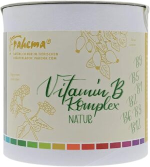Magnesium Komplex mit B6 & Zink – pahema Vitamin B Complex Natural (250 g)