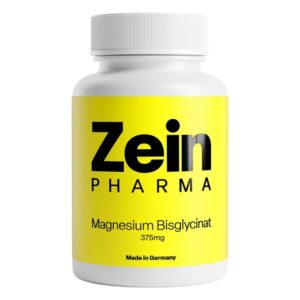 Schlaf-Magnesium mit Melatonin โ Natรผrlich einschlafen & durchschlafen โ Zein Pharma - Germany Gmbh Magnesium Chelate Capsules, Pack of 120