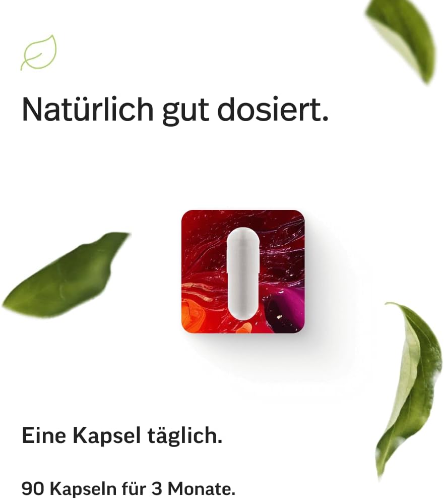 Magnesium Komplex mit B6 & Zink – edubily nutrition® Vitamin B Complex. With Hydroxocobalamin and Methylcobalamin Complex (Both B12), Methyl Folate, Niacin, Pantothenic Acid, Biotin, B1, B2 & B6. 90 Capsules in Brown Glass – Bild 7