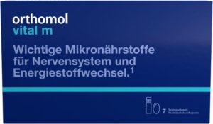 Magnesium Komplex mit B6 & Zink – Orthomol Vital M Bottle/Capsules 7 Day Servings