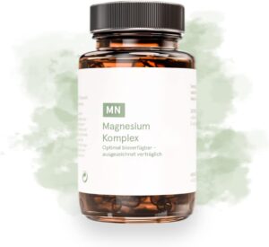 Magnesium 600 mg โ Magnesium Capsules High Dose | Pharmacy Quality | Complex with 7 Different Magnesium Compounds | With Buffered Vitamin C | Contributes to Normal Muscle Function | Ideal Dosage