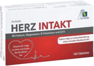 Magnesium Komplex mit B6 & Zink โ Heart Intact with Potassium + Magnesium + B Vitamins Tablets Pack of 120