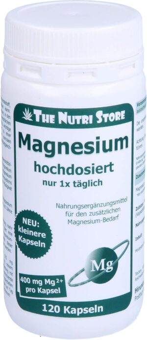 Magnesium 400 mg โ Magnesium 400 mg Capsules Pack of 120