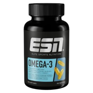 Magnesium Komplex mit B6 & Zink โ ESN Esn Super Omega 3 Capsules 1000 mg Pure Sea Fish Oil Essential Fatty Acids Epa Eicosapentaenoic Acid Dha Docosahexaenoic Acid Portions Made in Germany FID34019 90