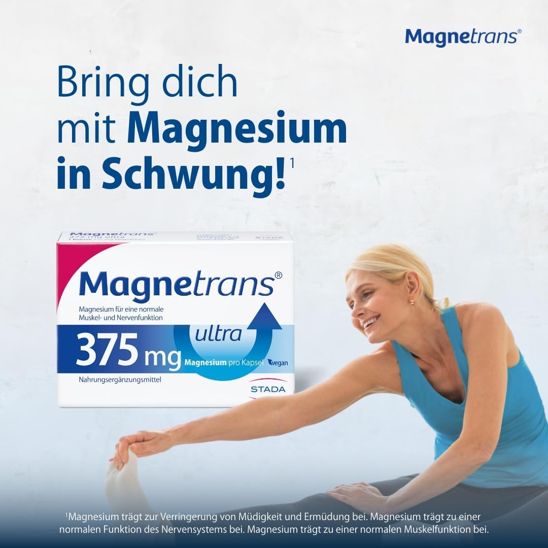 Magnesium Komplex mit B6 & Zink – Magnetic Transparent Ultra 375 mg, 100 capsules – Bild 7