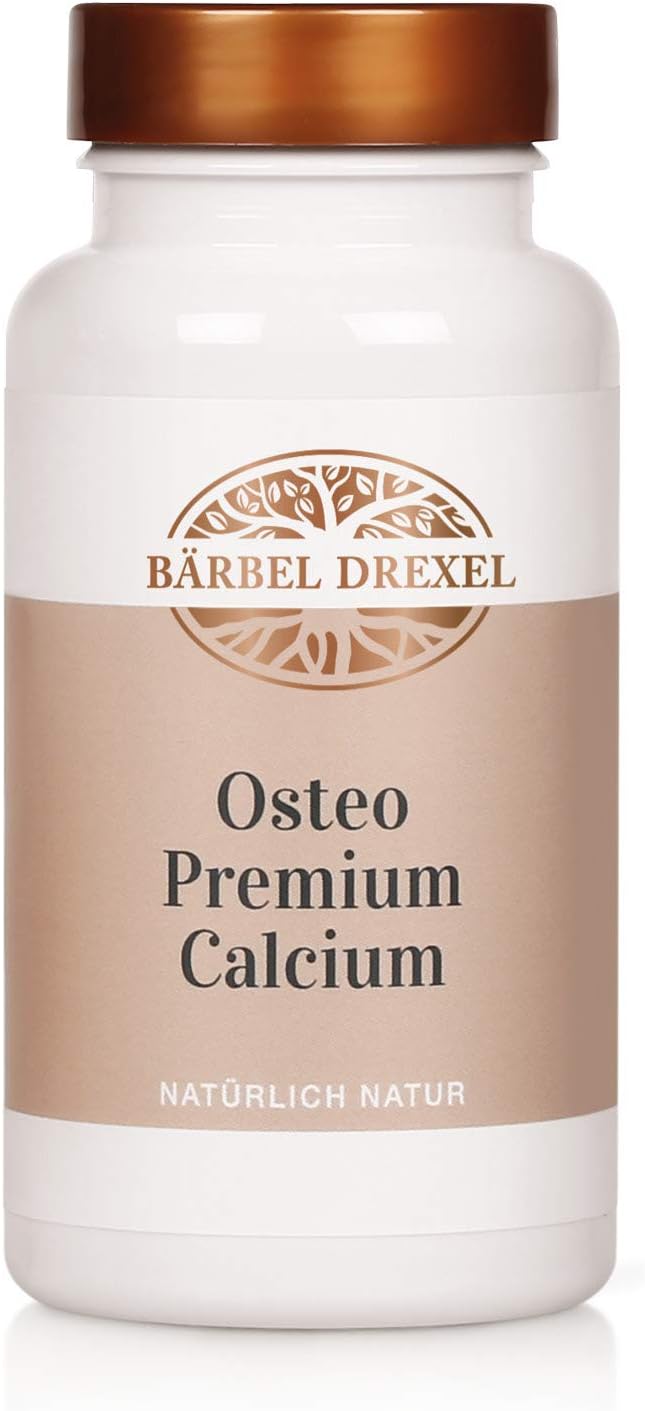 Magnesium 600 mg – Osteo Premium Calcium Tablets High Dose (Pack of 250) - Calcium Carbonate 600 mg + Vitamin D from Natural Sources, 100% Made in Germany, Calcium Dietary Supplement BÄRBEL DREXEL®