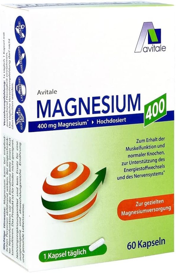 Magnesium 400 mg – Magnesium 400 mg Capsules Pack of 60