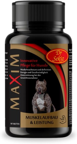 Magnesium Komplex mit B6 & Zink โ Maxim - Muscle Building and Performance for Dogs - 100 Tablets