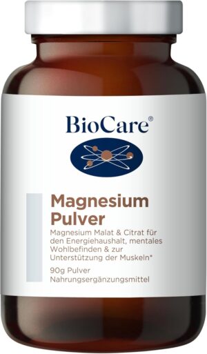 Magnesium 600 mg โ BioCare Magnesium Powder Complex of Magnesium Malate and Citrates 90 g