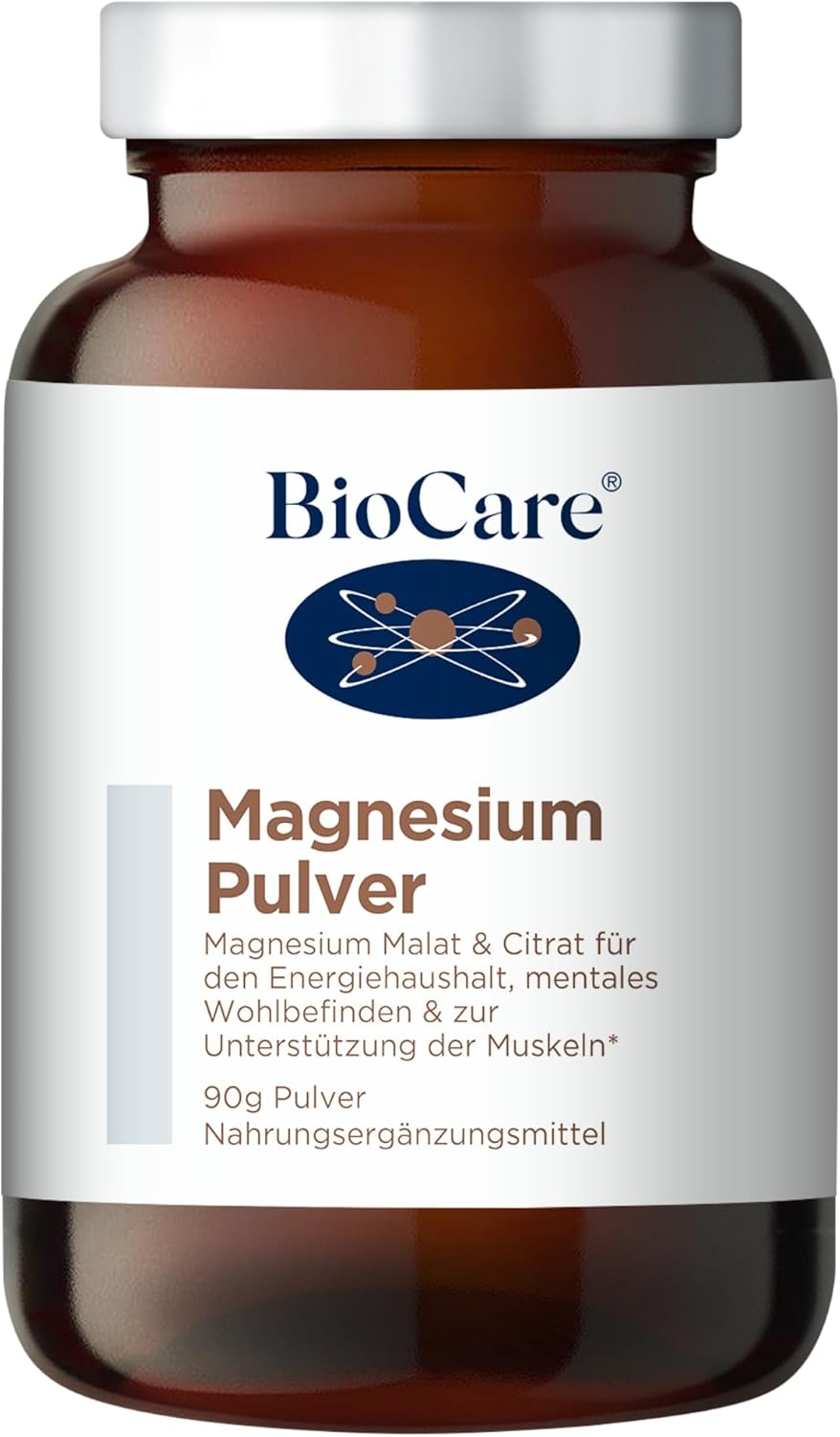 Magnesium 600 mg – BioCare Magnesium Powder Complex of Magnesium Malate and Citrates 90 g