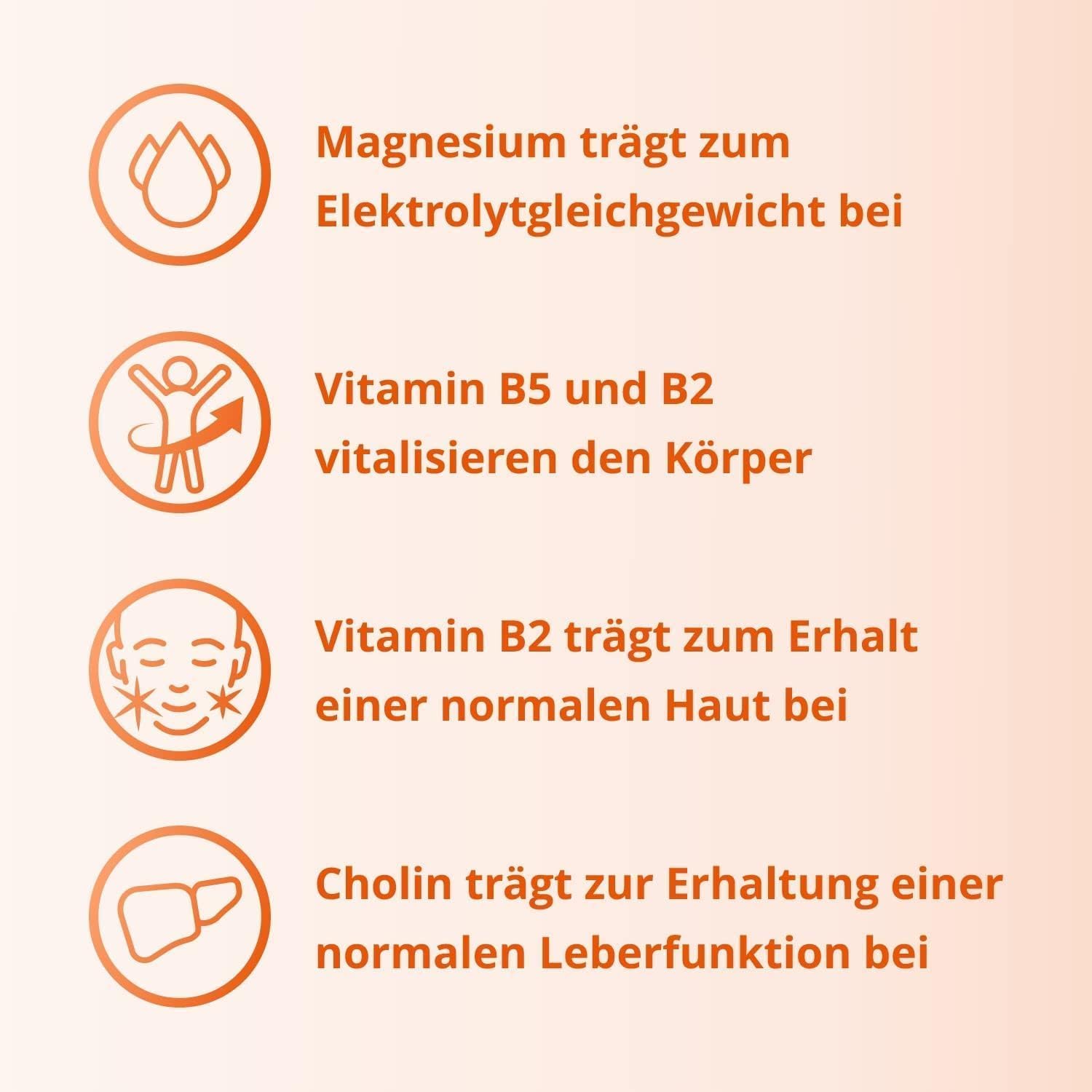 Magnesium Komplex mit B6 & Zink – ELOTRANS reload - isotonische Elektrolyt-Glucose-Mischung - Nahrungsergänzungsmittel mit Magnesium, Kaliumchlorid, Cholin und B-Vitaminen - 2 x 15 Beutel, Doppelpack – Bild 5