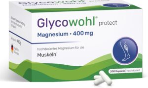 Magnesium 400 mg – Glycowohl Magnesium Complex 400 mg of Magnesium Bisglycinate, Magnesium Citrate and Magnesium Oxide - Pharmacy Quality - 200 Capsules