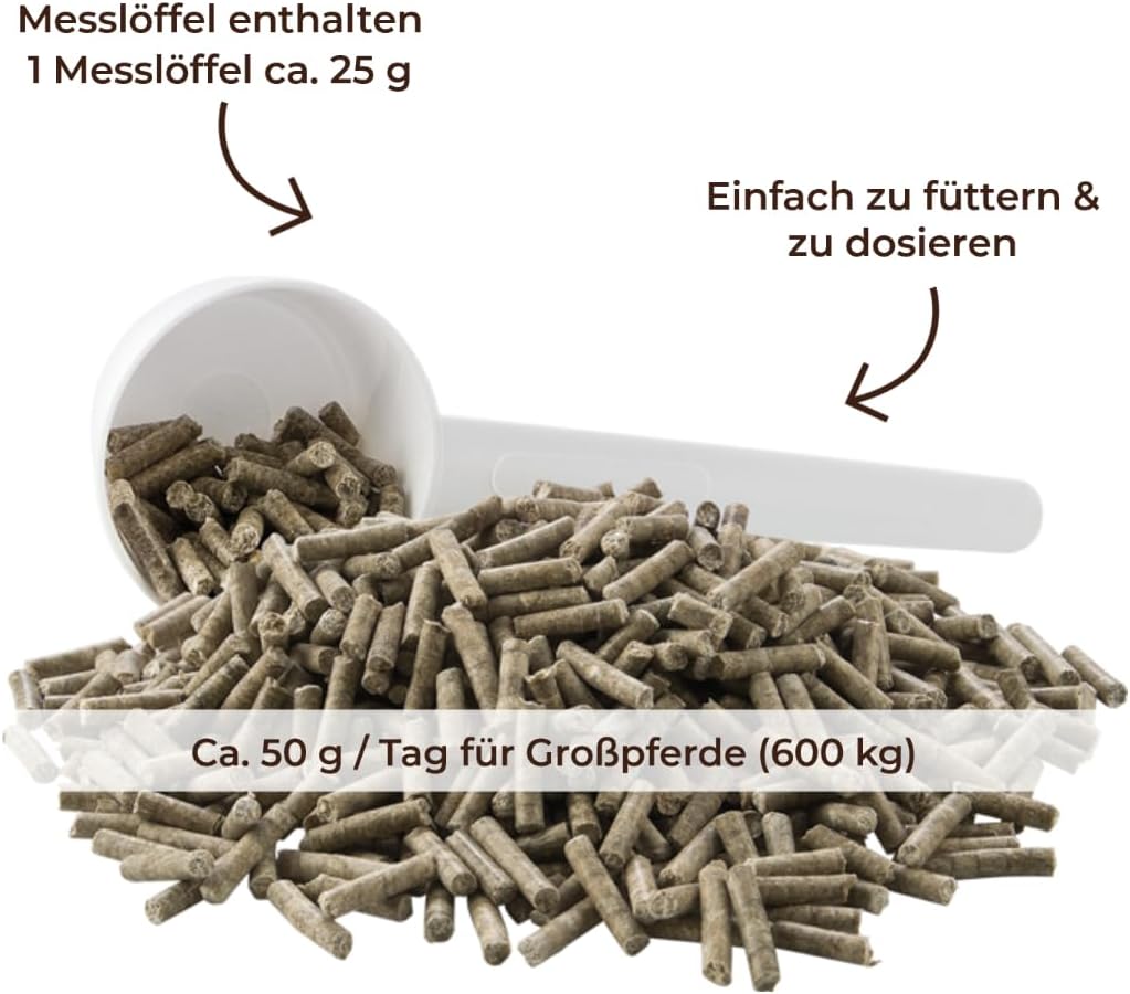 Magnesium Komplex mit B6 & Zink – Magnesium for Horses with Tryptophan and Vitamin B Complex - Pelleted Supplementary Feed (1.5 kg Bag) – Bild 3