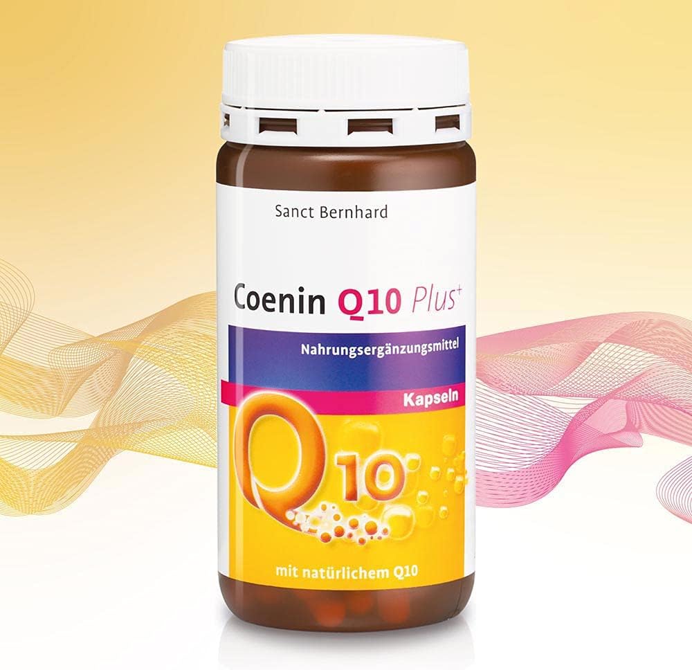 Magnesium Komplex mit B6 & Zink – Sanct Bernhard Coenin Q10 Plus Capsules Natural Q10 & Vitamin B Complex 150 Capsules – Bild 2