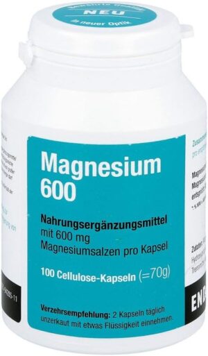 Magnesium 600 mg – Endima Magnesium 600 Capsules Pack of 100