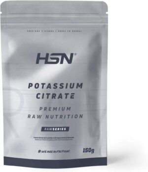 Magnesium 600 mg – HSN Potassium Citrate Powder - 504 mg Elemental Mineral | Tasteless 150 g = 107 Servings Per Pack | 100% Pure Potassium without Additives or Additives | GMO Free, Vegan, Gluten Free
