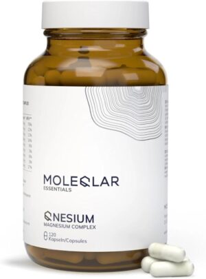 Magnesium Komplex mit B6 & Zink โ Magnesium Complex 120 Capsules - 7-fold Combination of Magnesium Compounds - 250mg Elementary mg per Serving - Better Bioavailability through Vitamin B6 - Vegan & Gluten Free