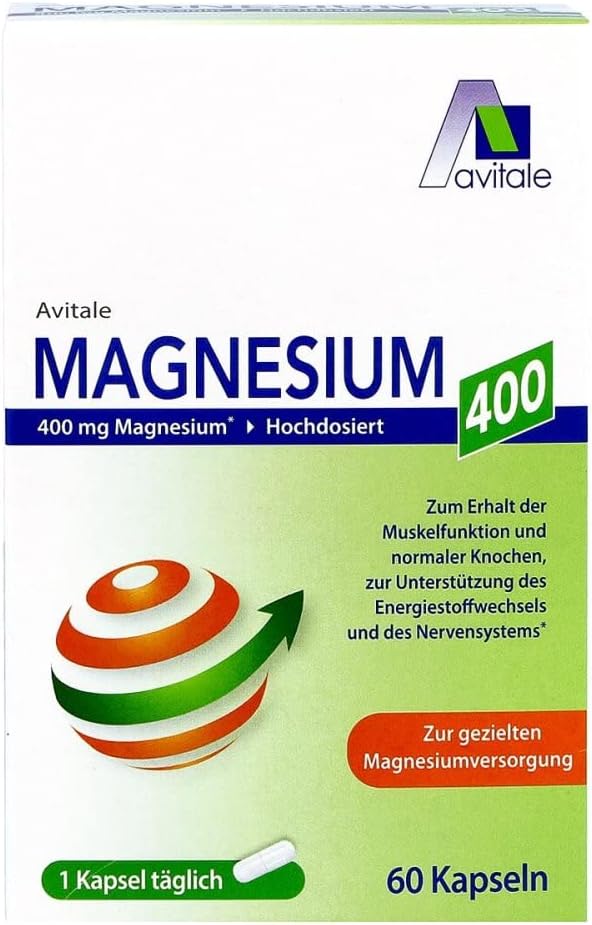 Magnesium 400 mg – Magnesium 400 mg Capsules Pack of 60 – Bild 2