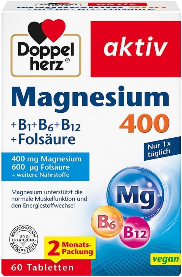 Magnesium 400 mg – DOPPELHERZ Magnesium 400 mg