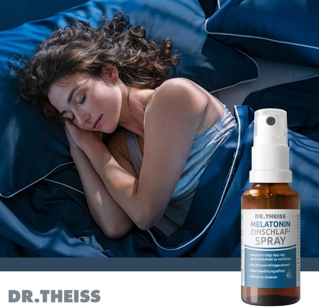 Schlaf-Magnesium mit Melatonin – Natürlich einschlafen & durchschlafen – Dr. Theiss Naturwaren DR.THEISS Melatonin Sleep Spray NEM 30 ml – Bild 2
