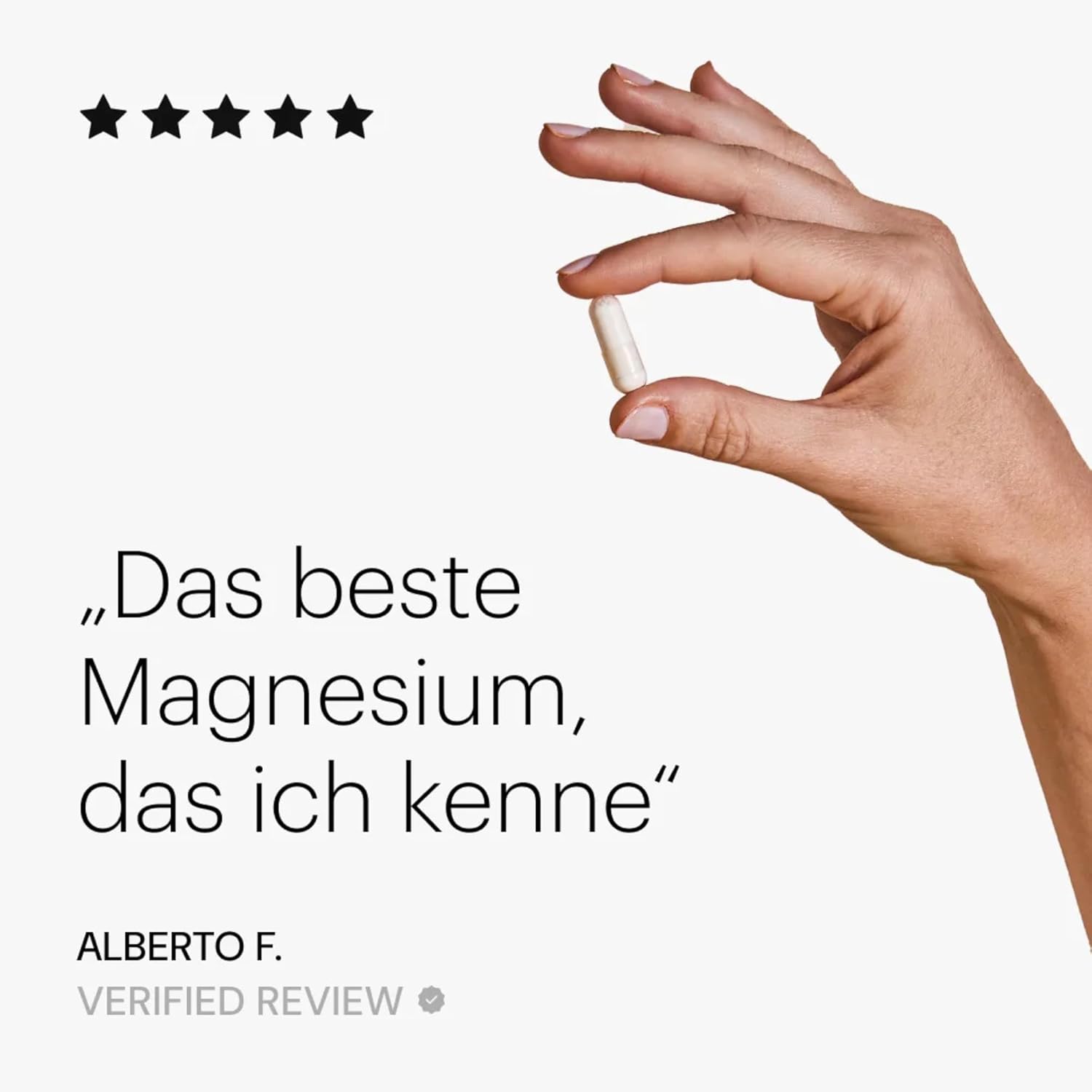 Magnesium Komplex mit B6 & Zink – Magnesium Complex High Dose Magnesium Bisglycinate + Malate + ATA Mg + Vitamin B6 - 120 Capsules for Muscles + Concentration + Energy + Sleep - Vegan - Gluten Free - No Lactose | Be Levels – Bild 6
