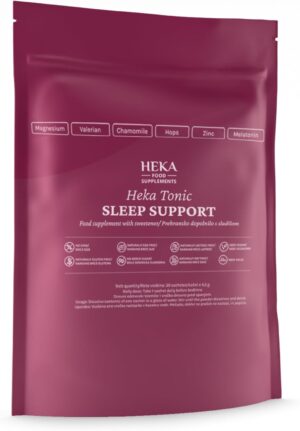 Schlaf-Magnesium mit Melatonin – Natürlich einschlafen & durchschlafen – Sleep Support Tonic, Natural Sleep Aid for Adults with Herbal Extracts & Essential Minerals, Better Sleep, Reduces Sleep Time and Promotes Refreshment in the Morning
