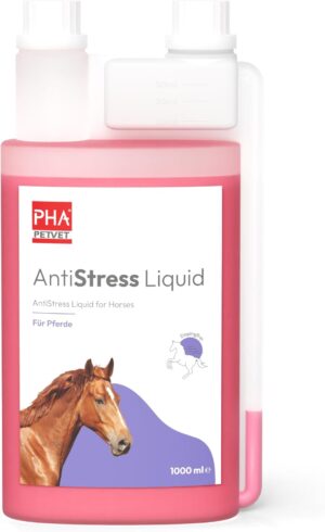 Magnesium Komplex mit B6 & Zink – pha Horse Dietary Supplement to Support Load, Tension & Stress – Stress, Liquid 1000 ml