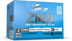 Magnesium Komplex mit B6 & Zink – Olimp ZMA 120 caps