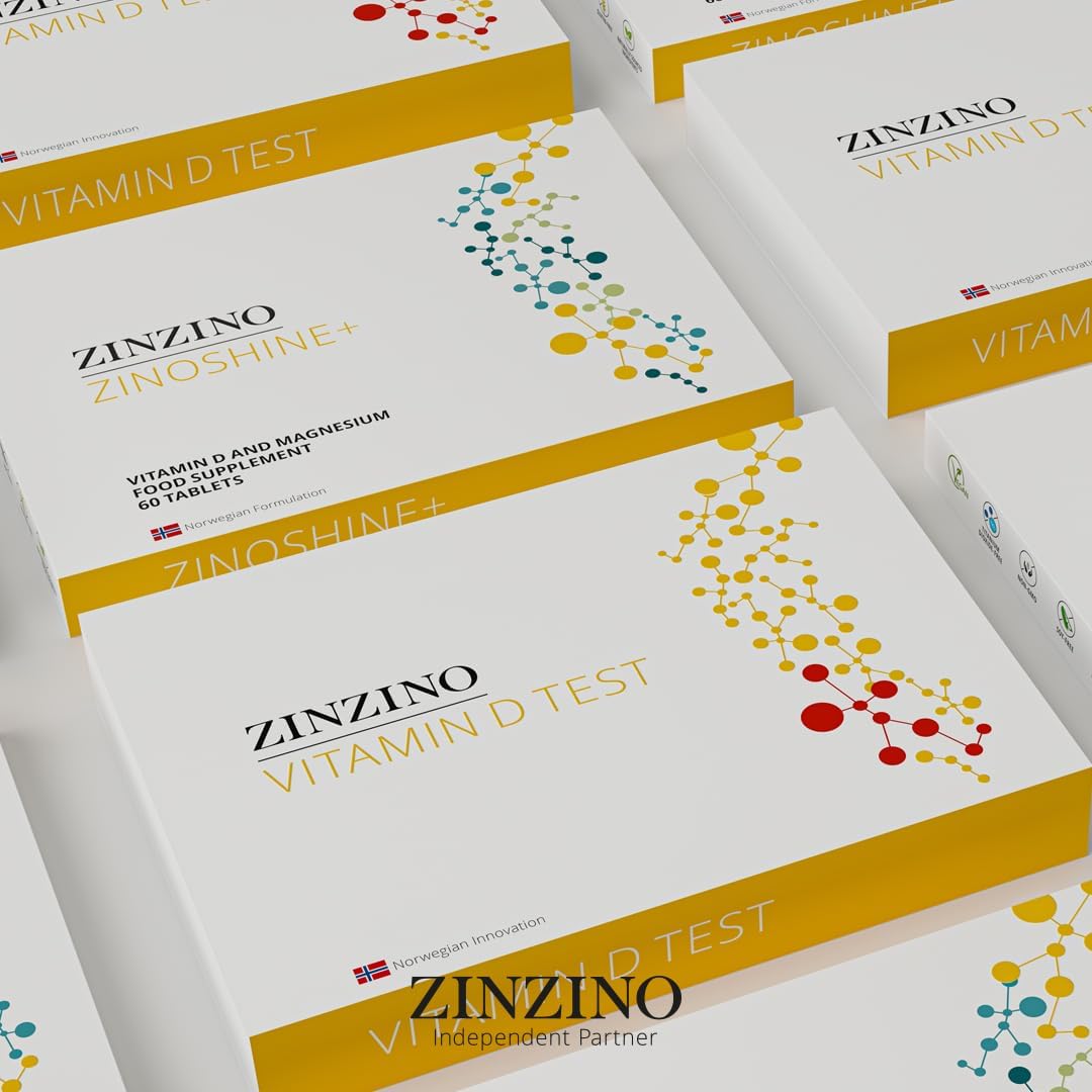 Magnesium Komplex mit B6 & Zink – ZinZino ZinoShine+ - Vitamin D3 & Magnesium Complex - Vegan - With Magnesium Citrate, Magnesium Malate, Bisglycinate & Sea Water - 60 Tablets – Bild 7