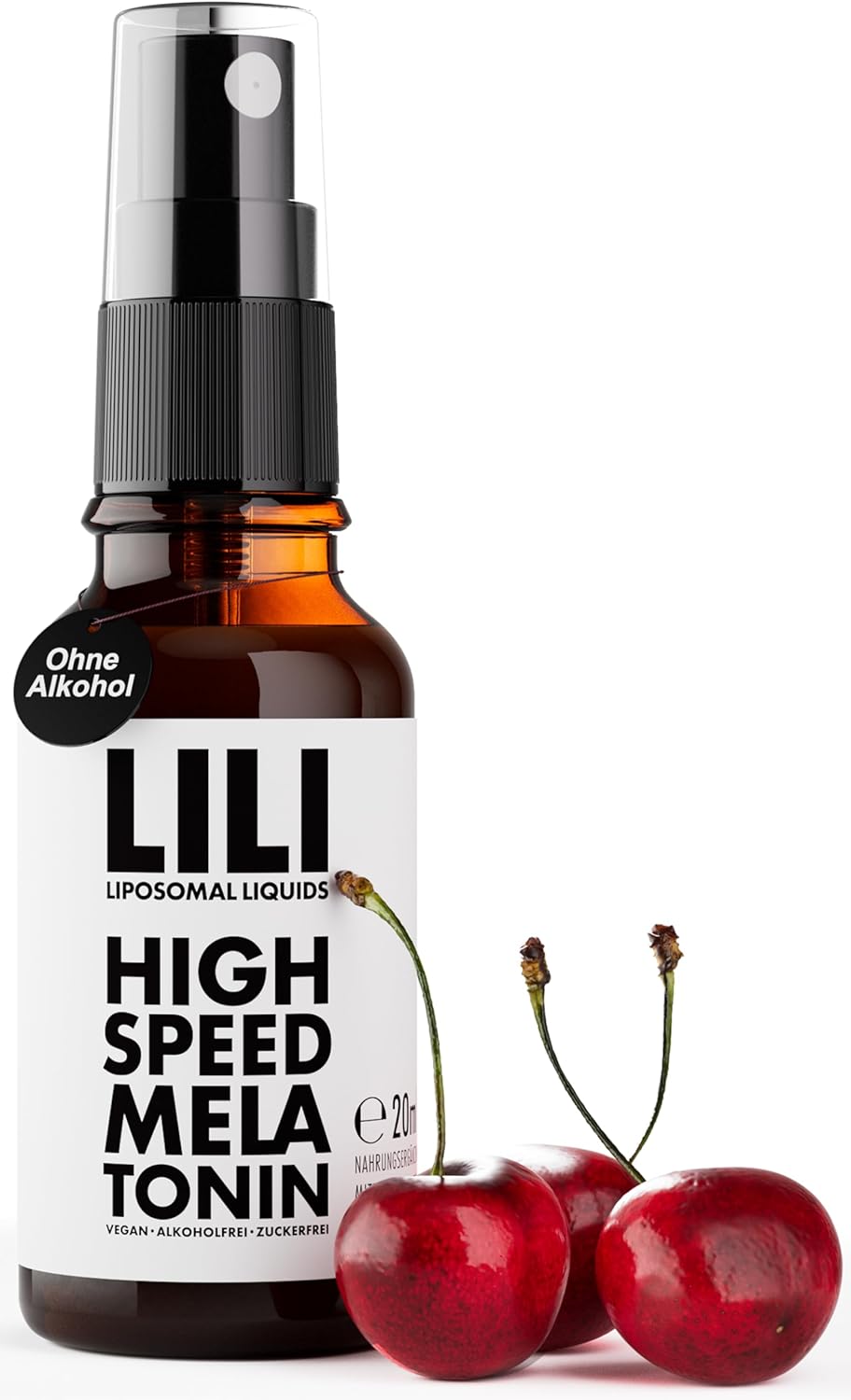Schlaf-Magnesium mit Melatonin – Natürlich einschlafen & durchschlafen – High Speed Melatonin Spray - Liposomal Liquid as Melatonin Spray with 0.5 mg Melatonin per Spray | 160 Sprays | Vegan, Alcohol-free & Sugar-Free