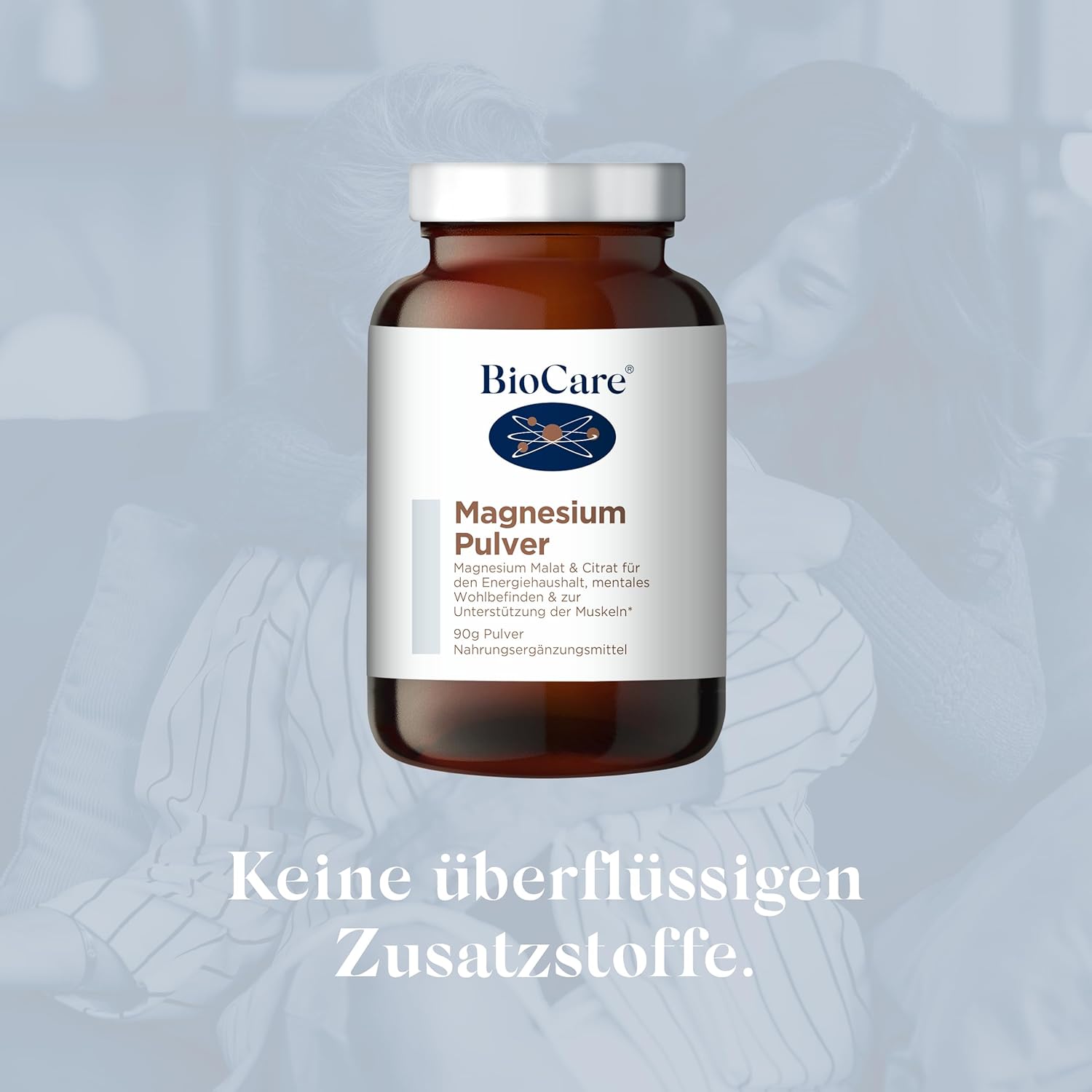 Magnesium 600 mg – BioCare Magnesium Powder Complex of Magnesium Malate and Citrates 90 g – Bild 3