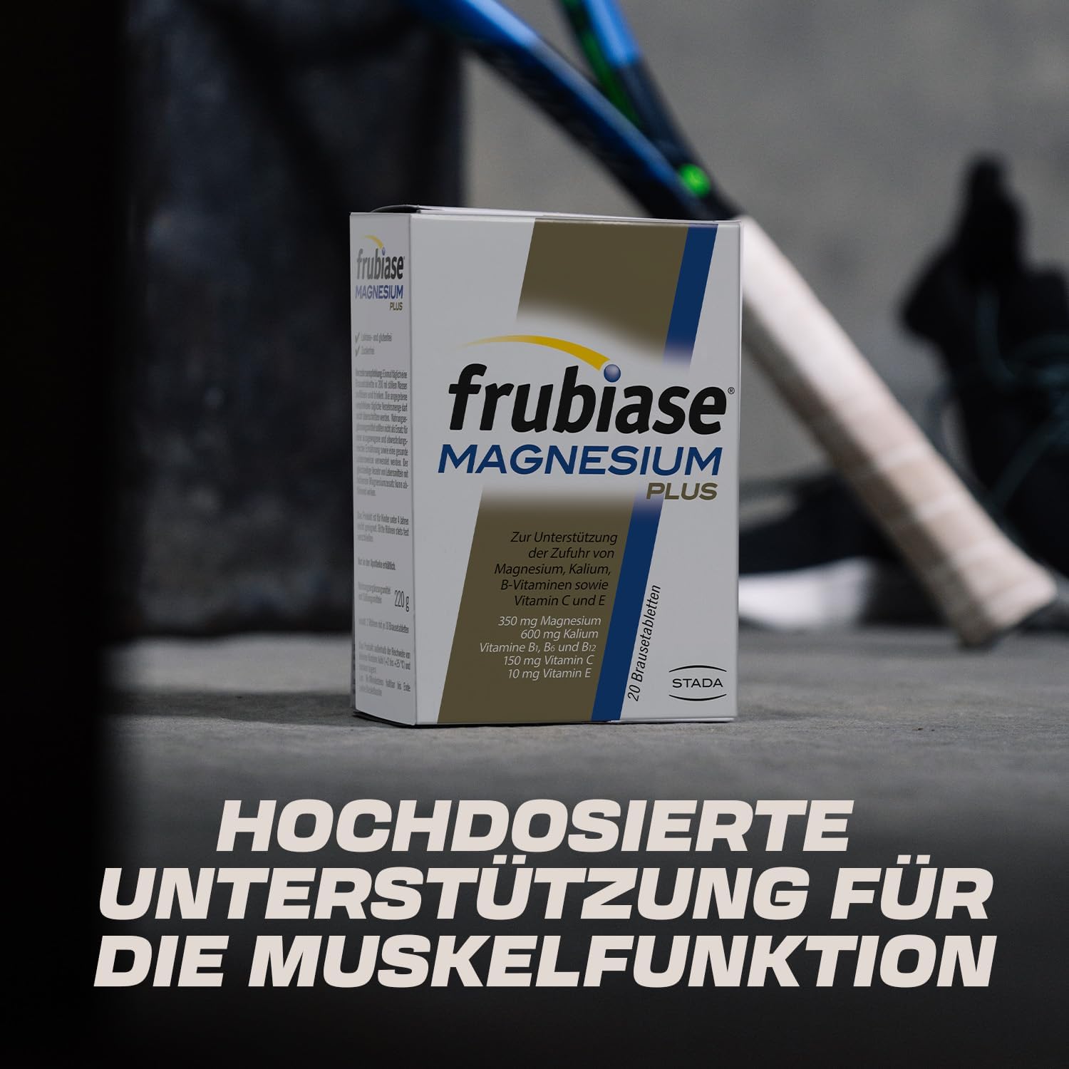 Magnesium Komplex mit B6 & Zink – frubiase Sport Magnesium Plus Sports Drink with High Dose Magnesium, Electrolytes, Vitamins - Supports Energy Metabolism, Muscle Function & Regeneration - 20 Effervescent Tablets – Bild 3