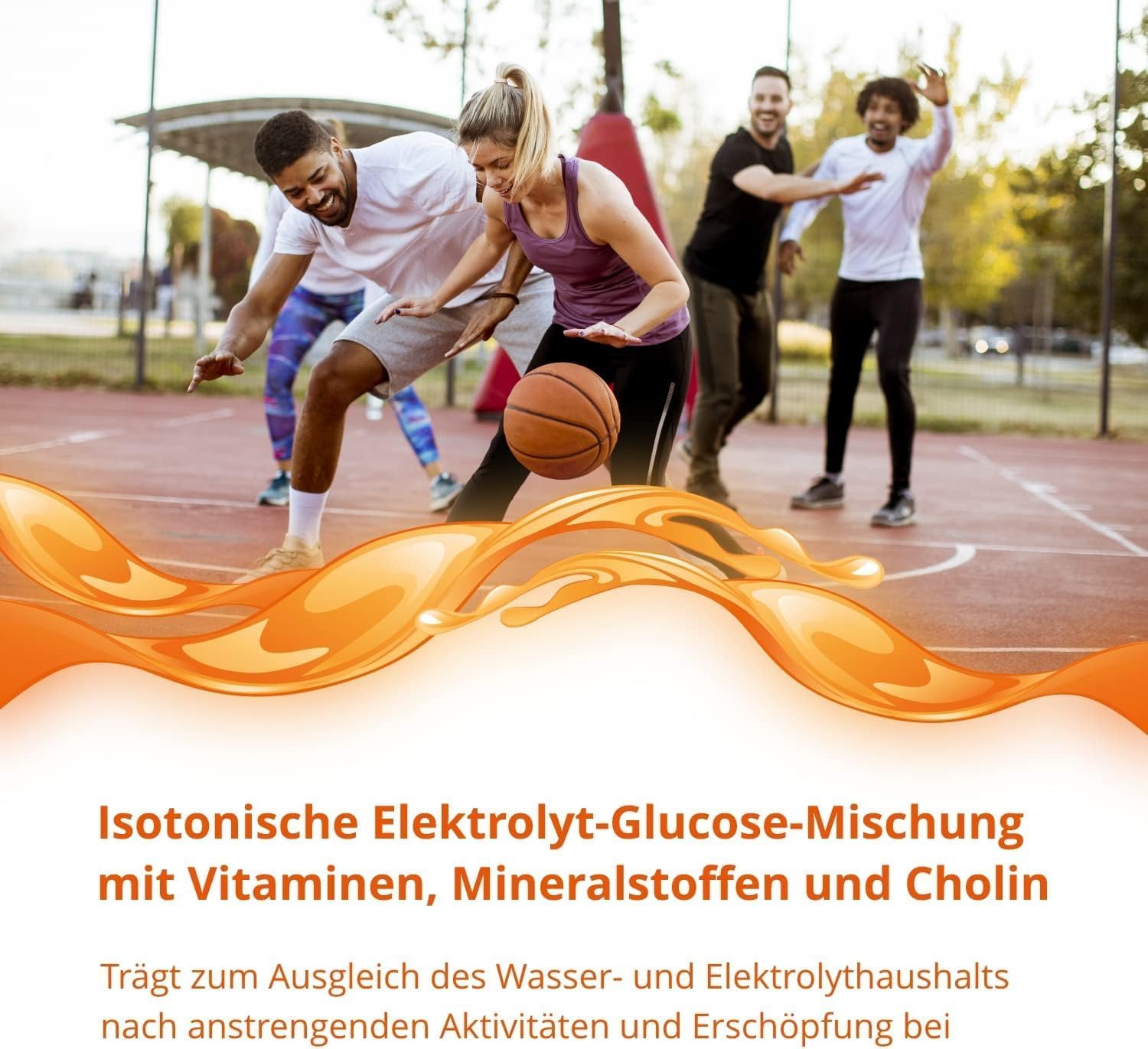 Magnesium Komplex mit B6 & Zink – ELOTRANS reload - isotonische Elektrolyt-Glucose-Mischung - Nahrungsergänzungsmittel mit Magnesium, Kaliumchlorid, Cholin und B-Vitaminen - 2 x 15 Beutel, Doppelpack – Bild 8