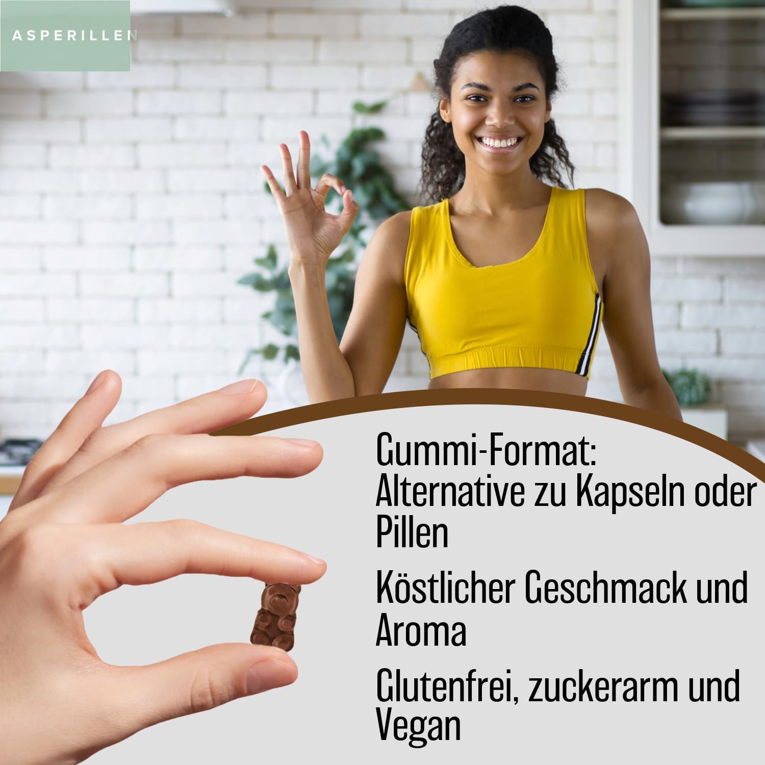 Magnesium Komplex mit B6 & Zink – Magnesium Complex Gummy Bears - Magnesium Citrate 1560 mg + Magnesium Bisglycinate 600 mg (of which 250 mg Elementary Magnesium) - High Bioavailability with Vitamin B6 - Vegan, 60 Gummies, Colage – Bild 5