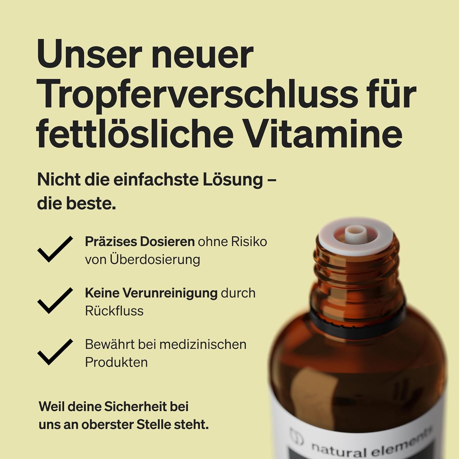Magnesium Komplex mit B6 & Zink – Vitamin D3 - Laboratory-tested 1000 IU Per Drop, Value for Money Winner 2018* – 50 ml (1750 Drops) – In MCT Oil Made from Coconut – High Dose, Liquid and Made in Germany – Bild 4