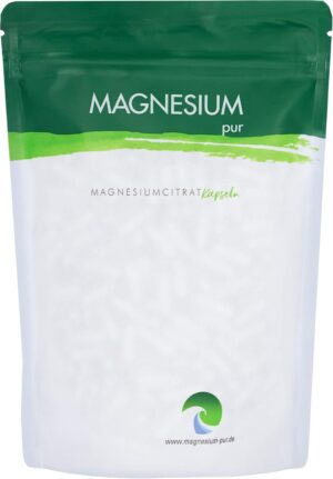 Magnesium 600 mg โ Magnesium Pure Magnesium Citrate Capsules Vegan Pack of 500 Bags, High Dose 620 mg Magnesium Citrate per Capsule (Pack of 1)