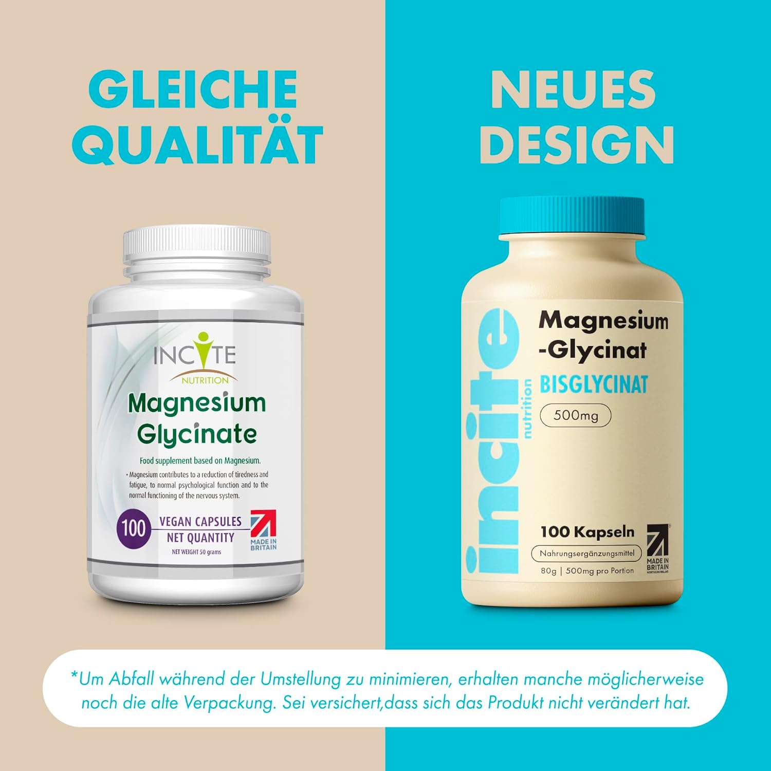 Magnesium 600 mg – Magnesium Glycinate Dietary Supplement - 500 mg - Premium Quality - 100 Vegan, Magnesium Bisglycinate High Dose Capsules Supplements (Tablets for 3 Months) with Highest Bioavailability – Bild 2