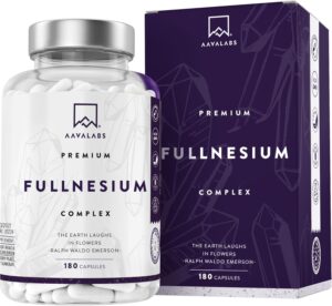 Magnesium Komplex mit B6 & Zink โ Magnesium Complex High Dose 1575 mg | 425 mg Elementary Magnesium Premium with 5 Forms: Bisglycinate Chelate, Magnesium Citrate, Malate, Taurate, Magnesium Oxide - Energy, Muscles, Nerves - 180
