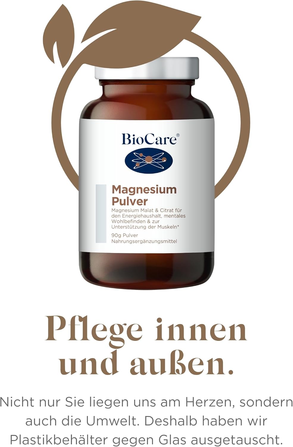 Magnesium 600 mg – BioCare Magnesium Powder Complex of Magnesium Malate and Citrates 90 g – Bild 6