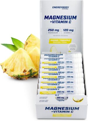 Magnesium 400 mg – Energy Body Magnesium Pineapple 20x25ml, 500 ml [German Import]