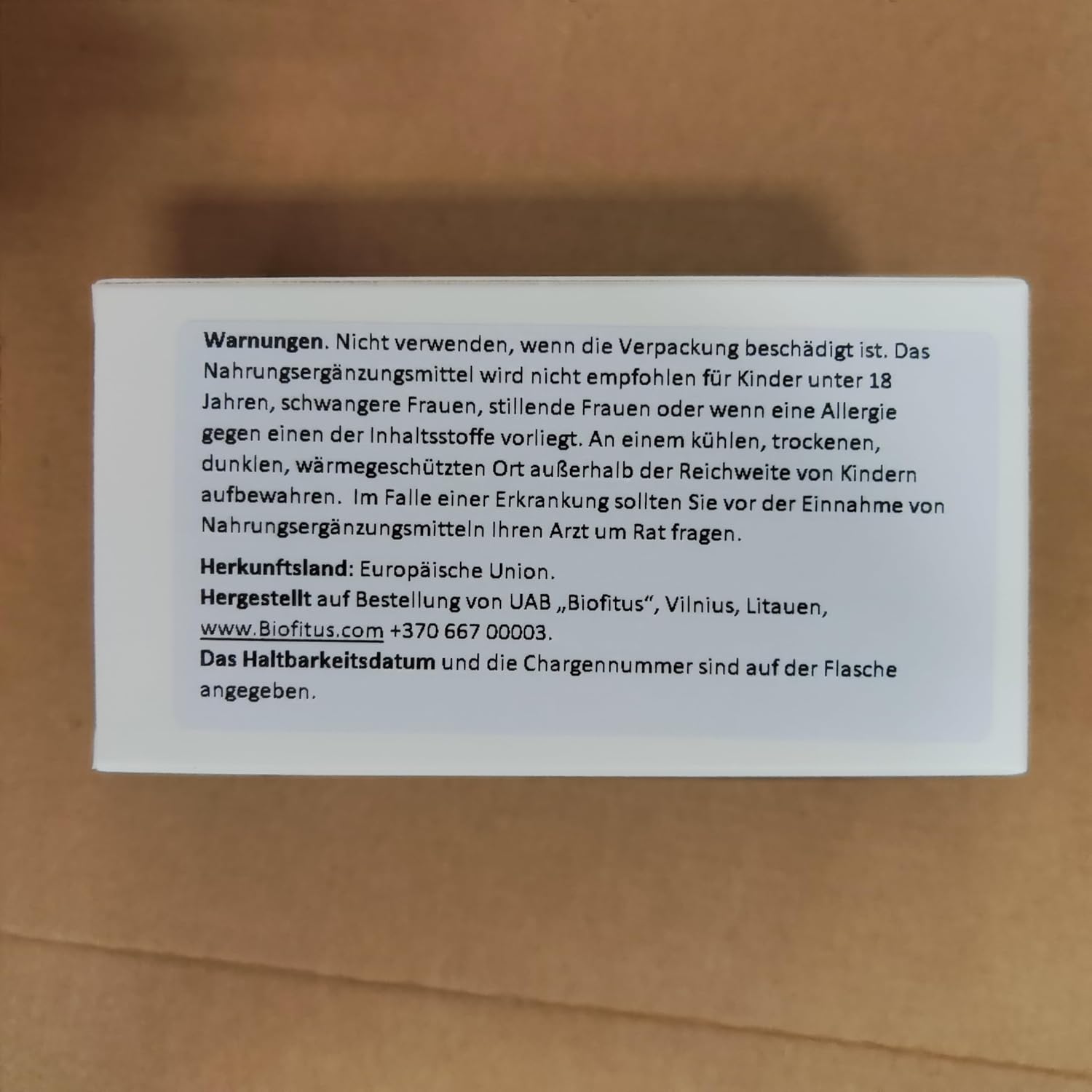 Magnesium Komplex mit B6 & Zink – Biotin High Dose Zinc Selenium Capsules - for Skin, Hair & Nails with Magnesium, Vitamin C B2 D3 Riboflavin - 90 Vegan Capsules, Dietary Supplement without Additives for Women, Men & Beard - Biofitus – Bild 8