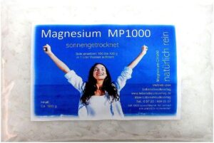 Magnesium 600 mg โ Magnesium Chlorine MP-1000 - Aid for Health and Fitness Take Magnesium in a Form Quickly Recoverable by the Body Laboratory Tested