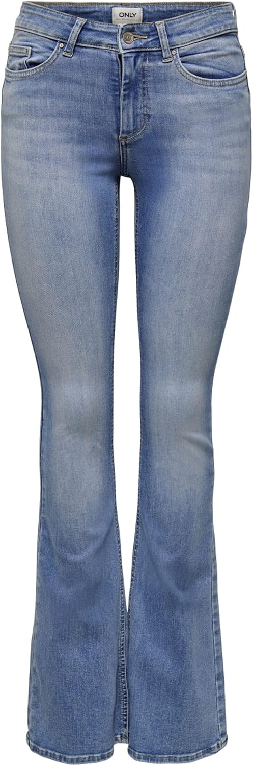 Schlaf-Magnesium mit Melatonin – Natürlich einschlafen & durchschlafen – ONLY Female Flared Fit Jeans ONLBlush Life Mid Flared Jeans – Bild 2