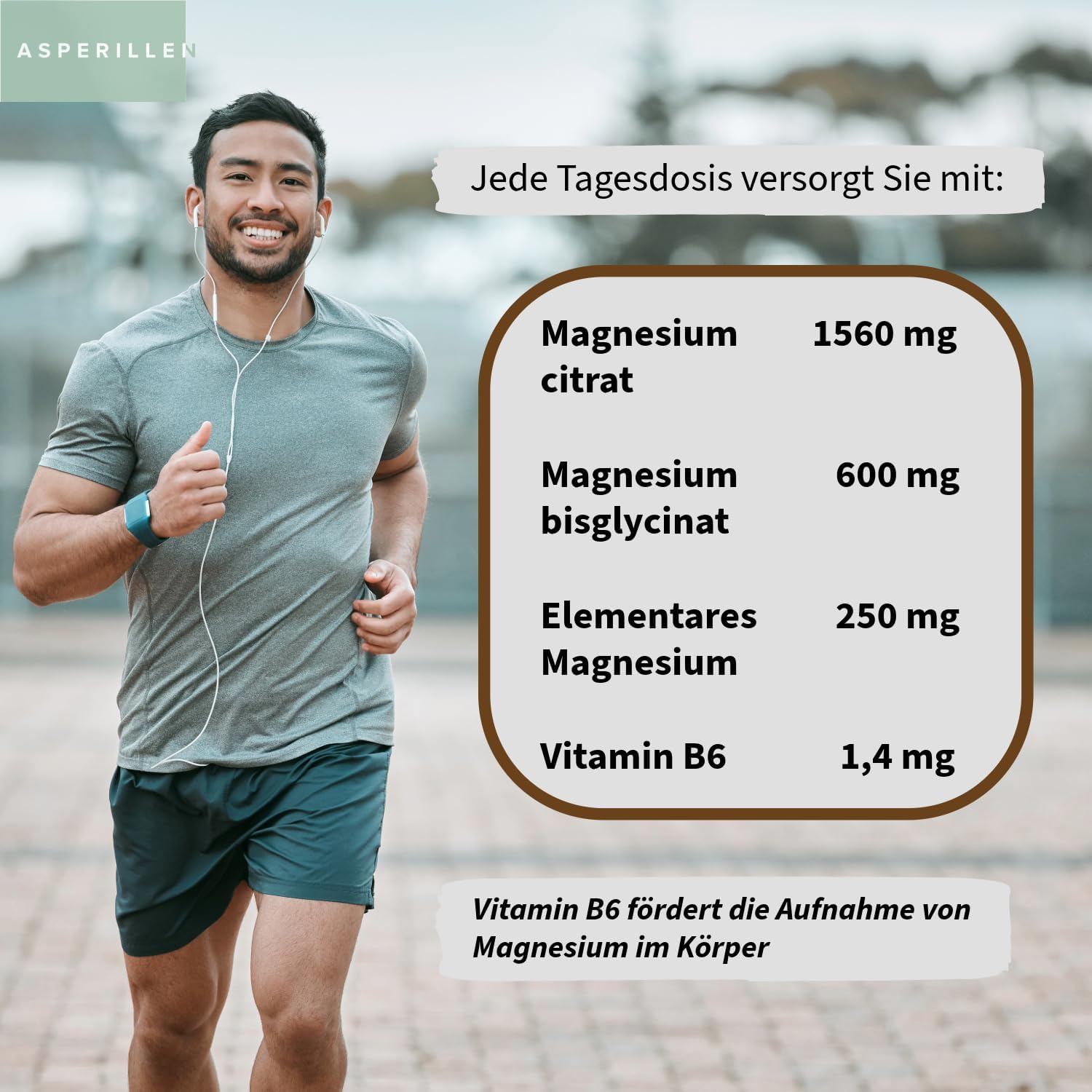 Magnesium Komplex mit B6 & Zink – Magnesium Complex Gummy Bears - Magnesium Citrate 1560 mg + Magnesium Bisglycinate 600 mg (of which 250 mg Elementary Magnesium) - High Bioavailability with Vitamin B6 - Vegan, 60 Gummies, Colage – Bild 4