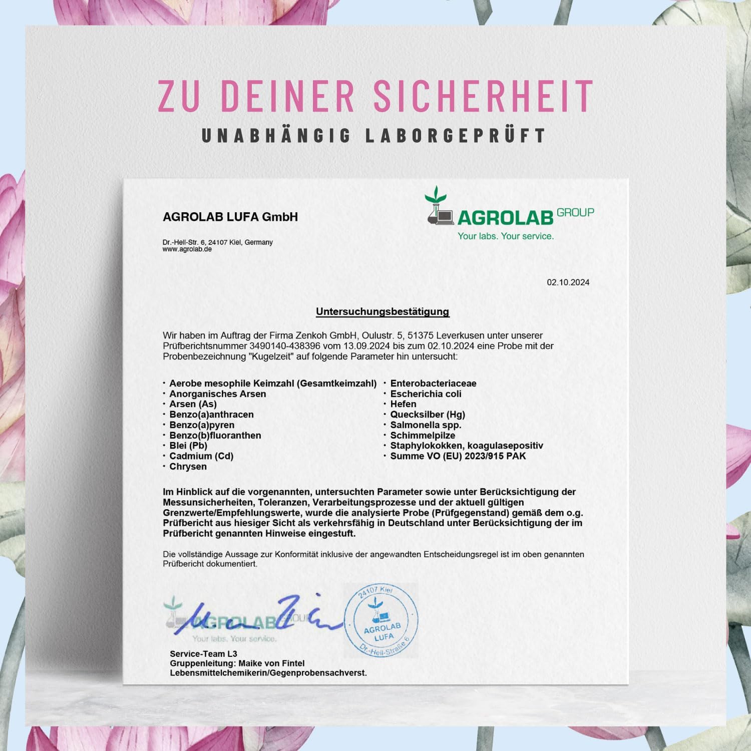 Magnesium Komplex mit B6 & Zink – Pregnancy Vitamins - Complex for All Trimesters with Folate Acid, Chrome, Iron, Iodine & 7 Vitamins Vegan - Support in Pregnancy - Ball Time by Naturtreu® – Bild 6