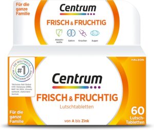 Magnesium 250 mg – Centrum Fresh & Fruity Lozenges Pack of 60 Tablets