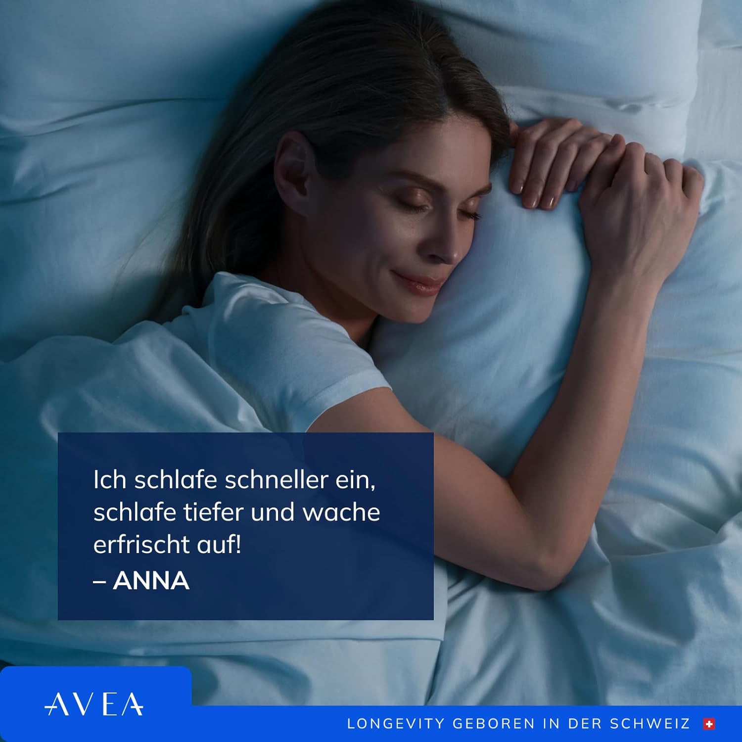 Schlaf-Magnesium mit Melatonin – Natürlich einschlafen & durchschlafen – AVEA Sereniser (Travel Bag) - Natural Sleep Supplement with L-Theanine, Magnesium & Vitamin B6 - For Deeper, Better Sleep and Increased Morning Wakefulness - Strictly Tested (Travel Bag) – Bild 7